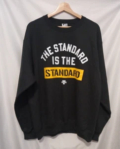Kiya Tomlin Coach T "The Standard" Sweatshirt Unisex Large Black Crewneck Slim - Picture 1 of 5