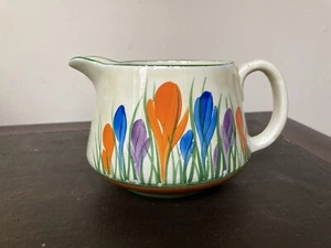 Clarice Cliff Crocus Large Jug - Picture 1 of 9