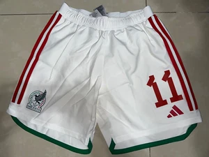 MÉXICO 2022-23 PARTIDO EDICIÓN CORTA JUGADOR TALLA M CORTO DE JUEGO BLANCO 11 - Imagen 1 de 6