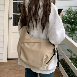 Lightweight Zipper Dumpling Bag Large Capacity Sports Messenger bag Outdoor - Picture 1 of 9