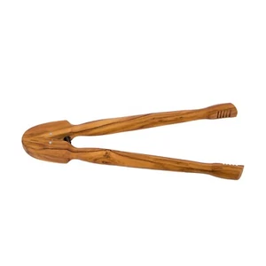 Pince artisanale en bois d'olivier - Pince à cornichon en bois 18 cm - Picture 1 of 7