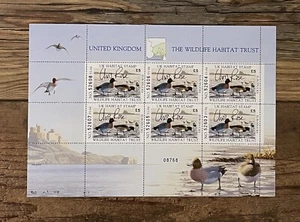 1993 United Kingdom - Duck Habitat Stamp - Lot2 **ARTIST SIGNED** Chris Rose - Picture 1 of 2