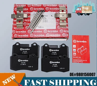 Pastillas de freno traseras Maserati GHIBLI SQ4 Quattroporte GranTurismo 2007-2025 980156007 Foto 1 de 4