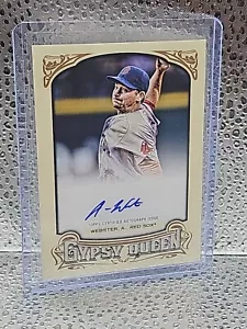 2014 Topps Gypsy Queen Autographs Allen Webster On Card Auto - Picture 1 of 2