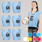 FORZA Pro Netball Bibs [Set of 7] – Various Colours - Sizes S/M/L