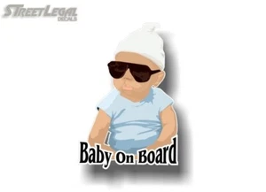 HANGOVER CARLOS Baby On Board 7" Vinyl Sticker Full Color Decal Window or Bumper - Bild 1 von 3