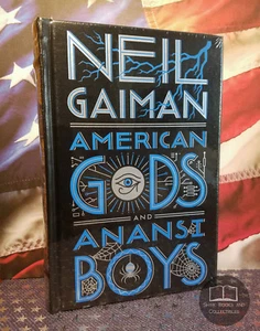 NEW SEALED Neil Gaiman American Gods / Anansi Boys Bonded Leather Edition - Picture 1 of 4