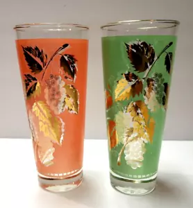 VASOS MODERNOS DE MEDIADOS DE SIGLO CÓCTEL/TOMCOLLINS, Juego de 2 - Imagen 1 de 8
