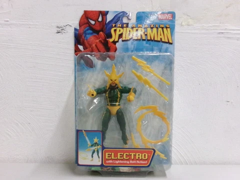 2006 - TOY BIZ - MARVEL - THE AMAZING SPIDER MAN - ELECTRO - NEW #34 Cover