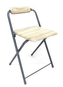 Folding wooden Bar Stool High Chair Breakfast Kitchen Seating Seat Home Office 