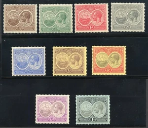 BERMUDA 1920/21 KING GEORGE V TERCENTENARY SCOTT #55/69, SG #59/67 MINT HINGED - Picture 1 of 1