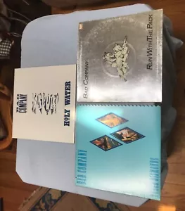Bad Company - Holy Water, Rough Diamonds, Run with the Pack (first press) - Picture 1 of 5