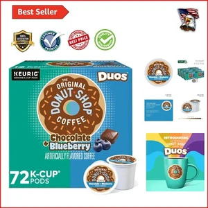 Deliziose Cialde Caffè Tostatura Media Cioccolato Mirtillo - 72 Comode K-Cups - Foto 1 di 11