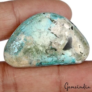 71,30 quilates natural azul turquesa elegante cabina suelta enorme piedra preciosa para colgante 40*25 mm - Imagen 1 de 4