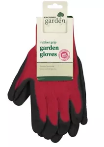 Kingfisher Large All Purpose Rubber Strong Grip Gardening Agriculture Gloves - Picture 1 of 1
