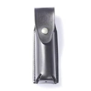 Galls Gear LP155 Leather Mark III Defense Spray Case G4131 SILVER SNAP PLAIN - Picture 1 of 2