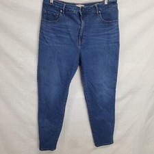 Everlane Jeans Size 33 Regular The Curvy High Rise Skinny Womens Blue Denim