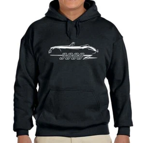 Austin Healey 3000 Sportwagen Umriss Design Hoodie Sweatshirt NEU - Bild 1 von 12
