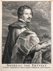 Andries van Eertvelt, peintre d'Anvers - Antoine van Dyck - c 1640 - Picture 1 of 7
