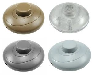 Tretschalter Fußschalter Zwischenschalter Druckknopf 1-polig 2 A 500 W 15227 - Bild 1 von 5