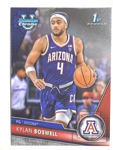 2023-24 Bowman University Chrome Basketball RC #3 Kylan Boswell - Foto 1 di 2