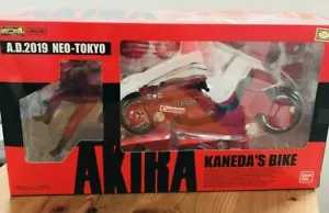 AKIRA Kaneda Bike Die Cast by Soul of Popinica PX 03 Anime Bandai Japan New - Picture 1 of 7