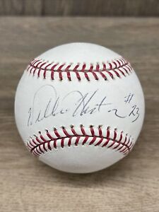 Willie Horton Signed Baseball #23 MLB Authentication