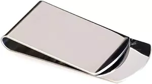 EIO Gifts Personalised Silver Plated Money Clip In Gift Box - Engraved Custom - Picture 1 of 2
