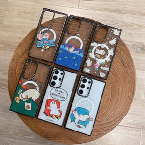 Cartoon Ente Magnet Handyhülle für Samsung Galaxy S24 Plus S23/S22 Ultra Cover - Bild 1 von 18