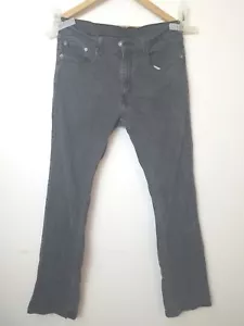 Levis Strauss 559 Mens Jeans Size 34X 34 Black Med Wash Relaxed Straight Stretch - Picture 1 of 5