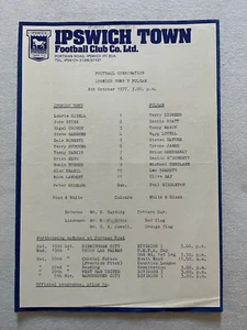 1977 - 1978 Ipswich Town v Fulham Reserves - Picture 1 of 1