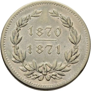 Niederwalddenkmal 1871 Medaille 25 mm/ 6,1 g Original Münze #CVA231 - Bild 1 von 2