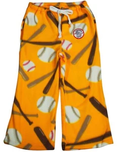 Grandma Pants Youth Boys Polar Fleece Baseball Pajama Sleep Lounge Pant - Picture 1 of 3