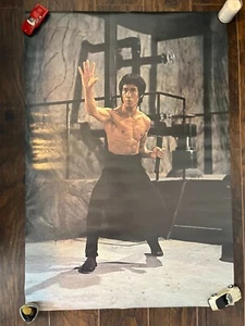 Original 1984 Martial Arts BRUCE LEE #1589 Garof Alo / PARIS MATCH Poster DRAGON - Picture 1 of 1