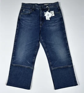 $225 Nuevos Pantalones de mezclilla AG Adriano Goldschmied Alexxis para mujer talla calce recto - Imagen 1 de 6