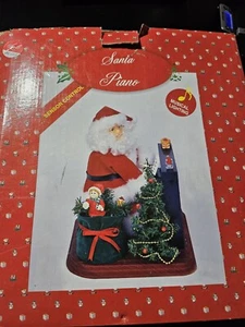Vtg Santa Playing Piano Country Christmas Animated Holiday Innovative Products - Picture 1 of 18