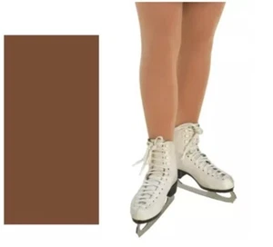 Dark Suntan Tapper and Pointers Full Foot Skating Tights - verschiedene Größen - Bild 1 von 1