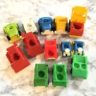 Vintage 13 car Lot Fisher Price Little People Plastic Vehicles Toys Fischer usa