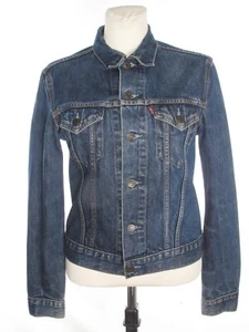 LEVI'S 70590 04 19 Women's Denim Jean Jacket Trucker Rider Classic For Girls M - Picture 1 of 23