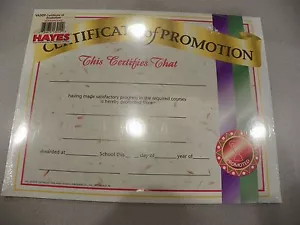 NIB Certificate of Promotion, package of 36. by Hayes School Publishing - Picture 1 of 3