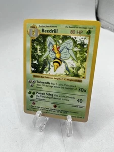 Beedrill 17/102 Base Set SHADOWLESS 1999 WOTC Raro LP/NM - Imagen 1 de 1