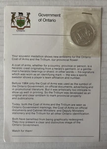 GOBIERNO DE ONTARIO-MEDALLÓN RECUERDO-VINTAGE - Imagen 1 de 2