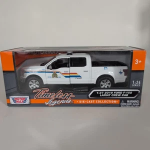 2019 Ford F-150 RCMP Police Truck 1:24 Motormax – Minor Repair In Box - Rare HTF - Picture 1 of 10