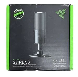 Razer Seiren X USB Streaming Microphone: Professional Grade Supercardiod Pick-Up - Picture 1 of 6