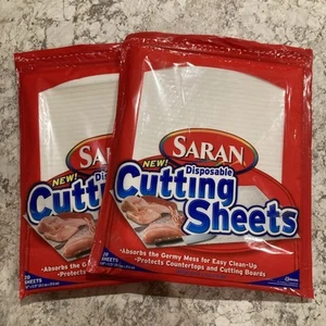 Paquete de 20 hojas de cortar desechables Saran nuevas descontinuadas (2) - Imagen 1 de 12