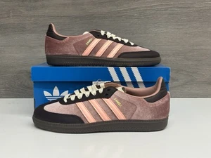 Adidas Samba OG “Warm Clay” Size-8 Black White Women’s (JI2682) New - Picture 1 of 11