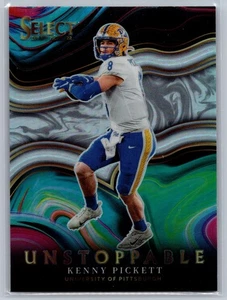 2022 Panini Select Draft Picks – Unstoppable Kenny Pickett Prizm - Picture 1 of 2
