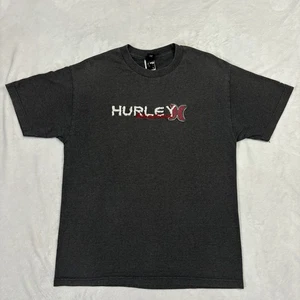 Camiseta De Colección Hurley International Para Hombres Grande Patinador Grunge Y2K Surf Camiseta Desteñida - Imagen 1 de 9