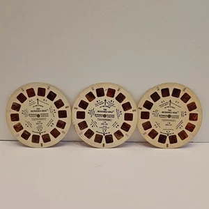Set 3 mulinelli vintage anni 70 View Master L'incredibile Hulk J26 tinta rossa - Foto 1 di 8