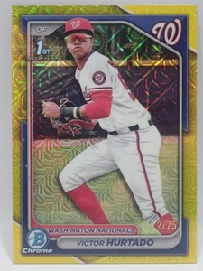 VICTOR HURTADO/75 MOJO REFRACTOR #BCP-223 20251ST BOWMAN CHROME BASEBALL CARD - Picture 1 of 8